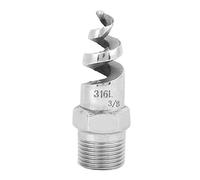 Fafeicy Buse Spirale Anti-colmatage en Acier Inoxydable Connexion Filetée Mâle Installation Compacte for Large Gamme Options Pulvérisation