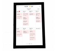 Fafeicy Calendrier Numérique Intelligent, Cadre Photo, écran Tactile 10,1 | Écran HD 1280x800, Synchronisation WiFi avec Google, Application Mobile Gratuite, Boîtier ABS, Stockage 32GB