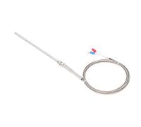 Fafeicy Capteur de Température à Thermocouple de Type K Sonde de Thermocouple Sonde de Capteur de Type K de Température de Haute 0 à 400 C avec (3 mètres / 9,8 pieds)