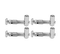 Fafeicy Connecteur D'ancrage pour profilé 4040, Trou Hexagonal à 90 Degrés | Construction galvanisée en acier au carbone, raccords dissimulés, ensemble de 4 pièces, assemblage de cadre industriel,