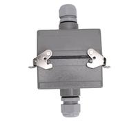 Fafeicy Connecteur Rectangulaire Robuste à 24 Broches, Pince à Vis | Prise Industrielle, Boîtier en Polycarbonate, Ignifuge V0, 16A 125°C, pour L'aérospatiale et les Machines Automatisées