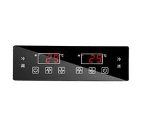 Fafeicy Contrôleur de Température du Congélateur 220 V, Carte Régulateur 10 A avec Double Sonde de Température, Protection IP65, Précision 1 ℉
