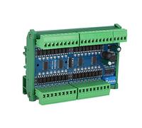 Fafeicy Contrôleur D'entrée sur Rail DIN 32 Canaux, Module D'entrée Numérique isolé avec Grand Dissipateur de Chaleur pour L'automatisation PLC DC 6.5-24V (NPN avec coque)