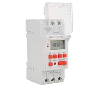 Fafeicy DC 24V 30A Hebdomadaire 12/24hrs Minuterie Interrupteur LCD on Off Contrôle Programmable Relais De Temps, Minuteur