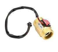 Fafeicy Débitmètre D'eau à Capteur Hall YF-B10 DC24V en Laiton G1 Pouce pour équipement de Mesure Distributeurs D'eau et Chauffages
