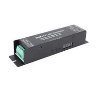 Fafeicy Décodeur DMX512 à 3 Canaux Contrôleur LED DMX512 DC12-24 V Mémoire de Perte de Puissance de Tension Automatique avec Affichage à 4 Chiffres pour Bande Lumineuse LED RVB RGBW