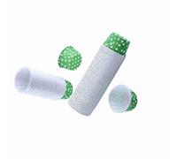 Fafeicy Doublures de Cupcakes en Papier Enduit, 100 Pièces, Gobelets de Cuisson, 2x1.5x1,2 Pouces, étuis à Muffins Résistants à la Graisse pour Fête, Mariage, Anniversaire, Pâtisserie (Pois verts)