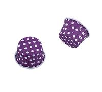 Fafeicy Doublures de Cupcakes en Papier Enduit, 100 Pièces, Gobelets de Cuisson, 2x1.5x1,2 Pouces, étuis à Muffins Résistants à la Graisse pour Fête, Mariage, Anniversaire, Pâtisserie (PURPLE)