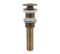Fafeicy Drain d'évier en Cuivre avec Noyau de Rebond de 380 G pour Salle de Bain, Cuisine, Baignoire, Conception d'égouttoir, Filtre Amovible, Appuyez pour Sceller et Drainer (cuivre 2)