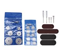 Fafeicy Ensemble de Lames de Scie Circulaire pour Outil Rotatif, Lames HSS | Disques en résine montés sur mandrin pour des coupes lisses, une fine saignée réduit les bavures sur le cuivre, une refente