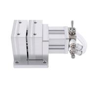 Fafeicy Étau Pneumatique, Fixation de Serrage en Aluminium à Course de 3 Mm, 88,18 Lb (sous Pression de 0,5 MPA), étau Pneumatique à Connexion Rapide pour le Perçage CNC, le Meulage et