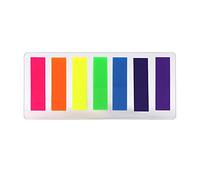 Fafeicy Étiquette en Forme de Flèche Marqueur de Page PET 20 Feuilles Bloc-Notes Inscriptibles Onglets d'index Fluorescents Couleur Vive pour le Bureau, l'école, les Notes de Livre de Lecture et