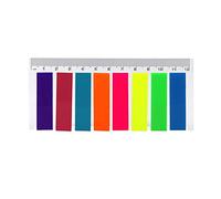 Fafeicy Étiquette en Forme de Flèche Marqueur de Page PET 20 Feuilles Bloc-Notes Inscriptibles Onglets d'index Fluorescents Couleur Vive pour le Bureau, l'école, les Notes de Livre de Lecture et