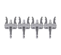 Fafeicy Extracteur de Filetage de Tuyau cassé 1/2 3/4 1 Pouce | Outil de Retrait Compatible avec le Pilote D'impact, Tige Hexagonale avec Dents de Préhension pour Bras de Douche à Joint