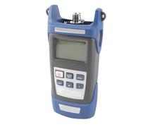 Fafeicy Fibre Optique Power Meter, 7 Longueurs D'Onde Calibration | Testeur de câble optique, plage de détection 800-1700nm, interface adaptateur universelle SC FC ST, boîtier portable