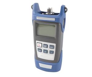 Fafeicy Fibre Optique Power Meter, 7 Longueurs D'Onde Calibration | Testeur de câble optique, plage de détection 800-1700nm, interface adaptateur universelle SC FC ST, boîtier portable