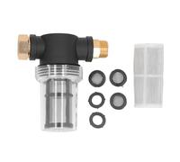 Fafeicy Filtre d'entrée pour Tuyau d'arrosage 3 4 Pouces GHT Filtre 'entrée pour Nettoyeur Haute Pression, à Sédiments en Ligne en Plastique Technique, Protection 80 PSI, Installation Facile pour