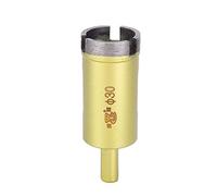 Fafeicy Foret diamanté de 30 Mm, Scie Cloche en Céramique avec Revêtement doré pour Verre, Carrelage, Marbre, Idéal pour la Rénovation Domiciliaire, l'artisanat ou les Projets de Bricolage (30mm)