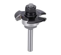 Fafeicy Fraise à Rainurer en T à 3 Ailes, Queue de 5/16in | Trex Lames de Terrasse, Lame en Carbure de Tungstène, Corps en Acier 45, MDF Mélamine Stratifiée