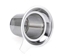 Fafeicy Infuseur à thé en Acier Inoxydable, Passoire à thé Réutilisable avec Filtre à Mailles Fines, Passoire à Tasse de Taille Standard, Convient à la Plupart des Tasses pour Préparer du en Vrac à la