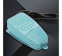 Fafeicy Interrupteur à Pédale en Alliage d'aluminium 250 V 10 A SPDT avec Contacts Argentés, Surface Antidérapante et Réinitialisation électrique pour Machine à Souder, Chaîne de Montage,