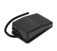 Fafeicy Interrupteur à Pédale en Plastique Noir, 220 V, 380 V, Commande Marche/arrêt avec Cordon de 10 Cm, 100 X 61 Mm, Fonctionnement Mains Libres pour les Utilisateurs d'équipements électriques
