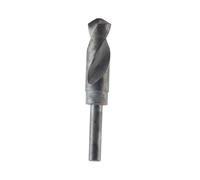 Fafeicy Jeu de Forets HSS Acier Rapide 4 Pièces 24,5 26 27 28mm à Longue Arête de Coupe pour Percer Métal Bois Plastique (24,5 mm)