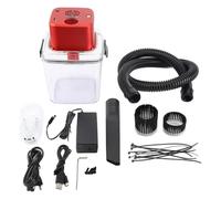 Fafeicy Kit Aspirateur CNC pour Machine de Gravure TTC450, Moteur Sans | Démarrage/arrêt Automatique, LED pour Sculpture Nocturne, Sac à Poussière 2,8 L avec Fermeture éclair, Aspiration 6000 Pa,
