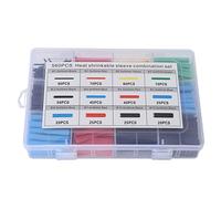 Fafeicy Kit de 560 Pièces de Gaine Thermorétractable, Ruban Isolant Ignifuge en Polyéthylène réticulé pour Réparation de Câbles électriques et Bricolage à Domicile