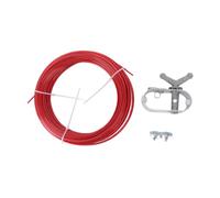 Fafeicy Kit de Câble de Couverture de Piscine et Treuil à Cliquet 100 Pieds