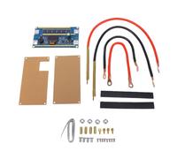 Fafeicy Kit de Soudage par Points, pour Bande de de 0,1 à 0,3 Mm | Machine à Souder Numérique Réglable à 100 Niveaux, Panneau de Soudure par Points à Affichage OLED, Boîtier Acrylique PCB,
