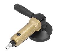 Fafeicy KP-631 Meuleuse D'angle Pneumatique 4 Pouces, Ponceuse D'angle Pneumatique, Outil de Meuleuse 11 000 Tr/min avec Connecteur D'admission 1/4 Pouces en Acier allié pour (GOLD)