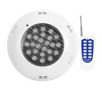 Fafeicy Lampe sous-Marine 24 LED AC 12 V 24 W avec Télécommande, Applique Murale à Changement de Couleur, Installation Facile, Durée de Vie de 50 000 Heures pour Décoration de Fontaine de Spa de