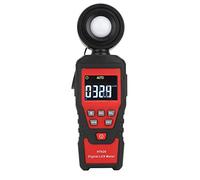 Fafeicy Luxmètre Numérique Portable HT620 avec Sonde Rotative à 180° | Boîtier ABS, Capteur Photocellule en Silicium, Mise Hors Tension Automatique, Conservation des Données, Sac de Rangement