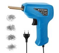 Fafeicy Machine à Souder Plastique, Kit 50W Agrafeuse Chaude avec Lampe | 4 Types of Agrafes, Clips de Clous en Cuivre, Poignée Ergonomique, Réparation de Fissures pour Pare-chocs et Tableau de Bord
