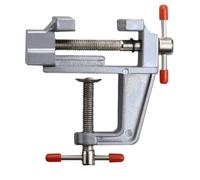 Fafeicy Mini étau D'établi, étau Portable à Pince de Table 100 Mm | Étau D'établi de Bureau en Alliage D'aluminium avec Ouverture de Mâchoire de 53 Mm pour Travail du Bois, Fabrication de