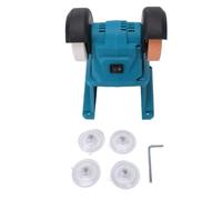 Fafeicy Mini Meuleuse D'établi, Polisseuse de Trous sans Fil de 2,76 Pouces | Boîtier ABS Robuste, Compatible avec Batterie 18V (non incluse), pour Dérouillage, Affûtage de Forets, Traitement du jade.