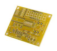 Fafeicy Module Compteur de Fréquence 1Hz, 50MHz Testeur D Oscillateur à | PCB assemblé, Boîtier en Plastique Jaune, Alimentation USB, 5-12V, Batterie 9V, Conversion Automatique de Plage, Fréquence