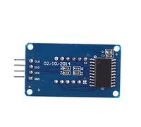 Fafeicy Module d'affichage, TM1637 Module LED Rouge à 4 Chiffres et 7 Segments 0,36 Pouces 3,3 V à 5,5 V Luminosité Réglable Interface à 2 Fils pour Microcontrôleur électronique