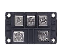 Fafeicy Module Redresseur de Pont triphasé, Module d'alimentation à 5 Bornes à Dissipation Thermique Rapide 300A 1600V, avec Structure de Soudage, Base de Montage Isolée, pour Le