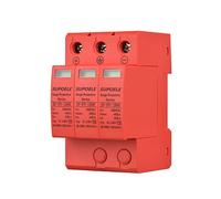 Fafeicy Parafoudre Photovoltaïque 1000V DC 3P 40KA, Parasurtenseur pour Rail DIN, Boîtier Ignifuge et Conception Modulaire pour Installation Solaire (3P)