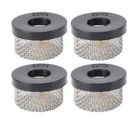 Fafeicy Passoire Filtre en Acier Inoxydable Aérateur Filtre 3 4in 14 | Crépine d\'aérateur en acier inoxydable, 3, 4 pouces, 14 filetage femelle, filtre de pompe en ligne, paquet de 4 pour