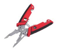 Fafeicy Pince à Dénuder 18 en 1, Outil Multifonctionnel en Acier Cr V pour Dénuder, Couper, Sertir, avec Poignée Ergonomique Antidérapante pour électricien Professionnel