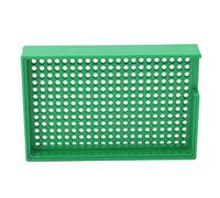 Fafeicy Plateau de Rangement de Vis avec Trous en V, pour Travaux (3,0-3,5) | Construction en PP, Ouverture Uniforme, Encoche pour Vidange Rapide, Compatible avec tournevis.