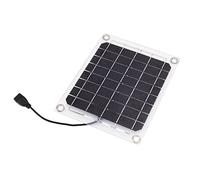 Fafeicy Pompe à Eau Solaire 10W en Silicium Monocristallin IP65, Pompe de Fontaine à énergie Solaire étanche pour Aquarium Extérieur avec Chargement USB