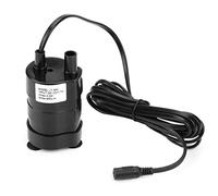 Fafeicy Pompe à Eau Submersible sans Balais DC 12V, Tête Hydraulique 600L/H 5M pour Fontaine Solaire, Irrigation de Jardin, Refroidissement par Eau D'ordinateur
