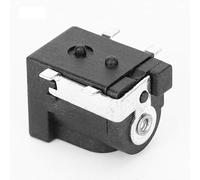 Fafeicy Prise d'alimentation CC DC050, Prise Femelle à Montage sur Panneau, 5,5 Mm X 2,1 Mm, 2 Broches, Type à Souder, Noir, Paquet de 20, pour Téléphone Portable, Casque Bluetooth, et équipement