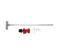 Fafeicy Rail de Guidage de Rouleau de Scie Circulaire 20 Pouces pour Coupes Droites avec Clip de Taille, étrier de Positionnement en Acier Inoxydable pour Coupes Droites avec Clip de