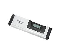Fafeicy Rapporteur Numérique à Angle, Base Magnétique | Affichage LCD rétroéclairé, arrêt automatique en 3 minutes, réinitialisation du zéro ABS, protection contre les