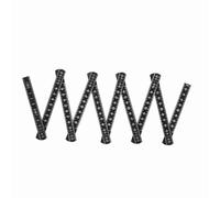Fafeicy Règle Pliante Double Face Outil de Mesure de Verrouillage à 10 Segments avec Ressorts en Acier pour Menuisiers Projets de Bricolage Compact Portable 1M 2M (1M)